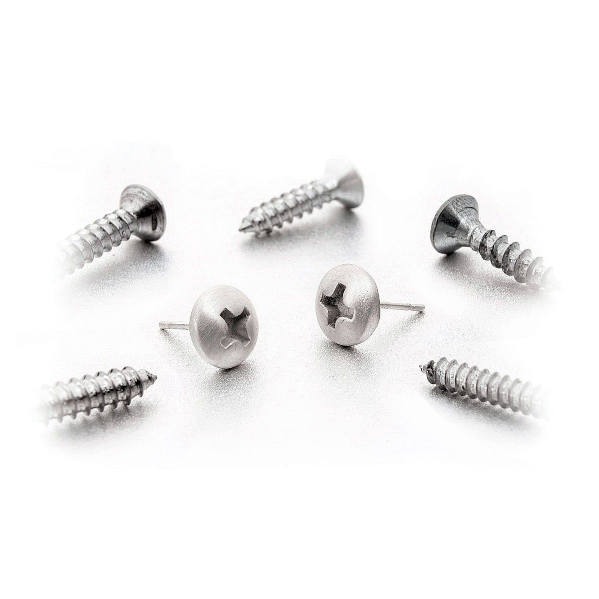 Phillips Head Screw Earrings Phillips Head Screw Earrings Modern