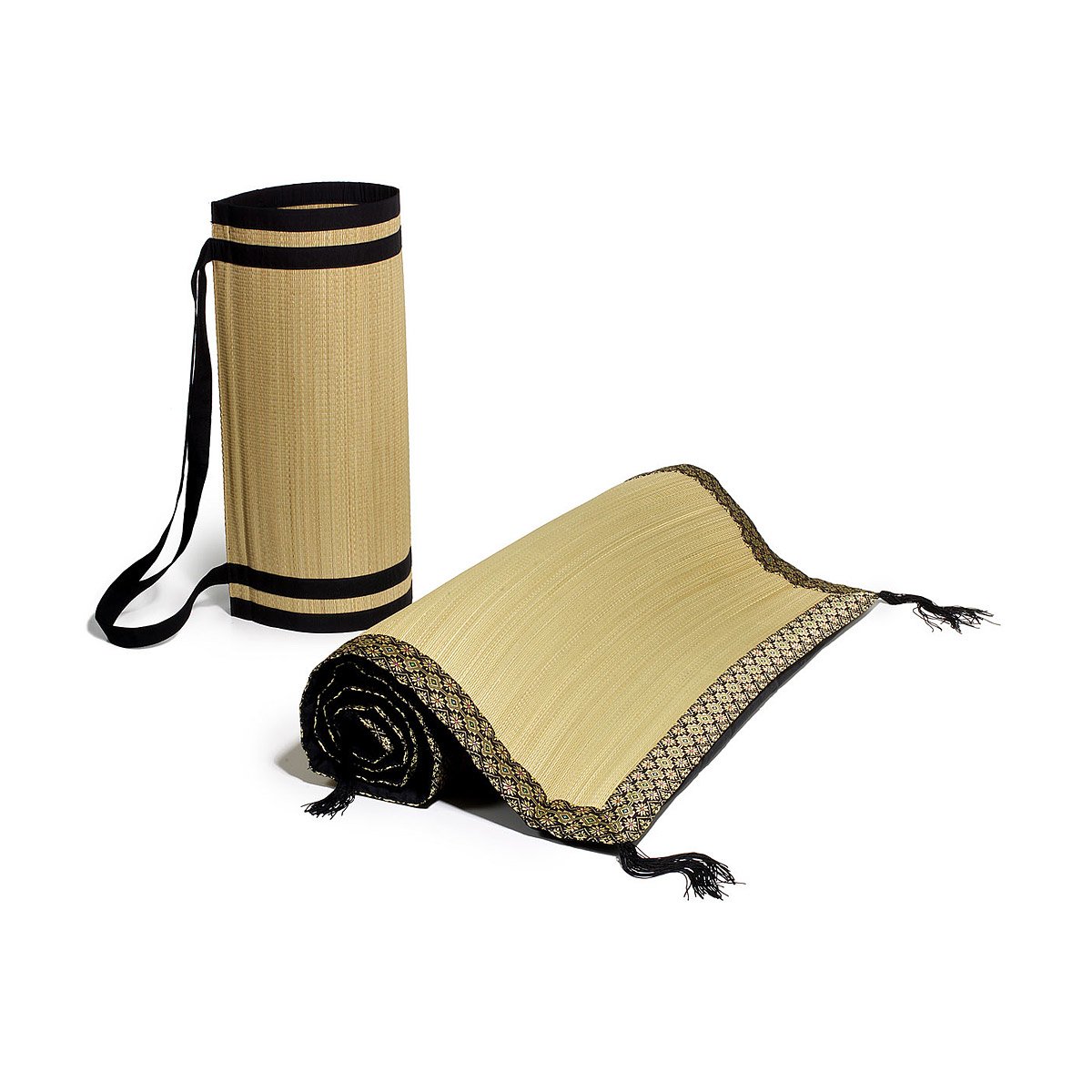 tatami & silk yoga mat