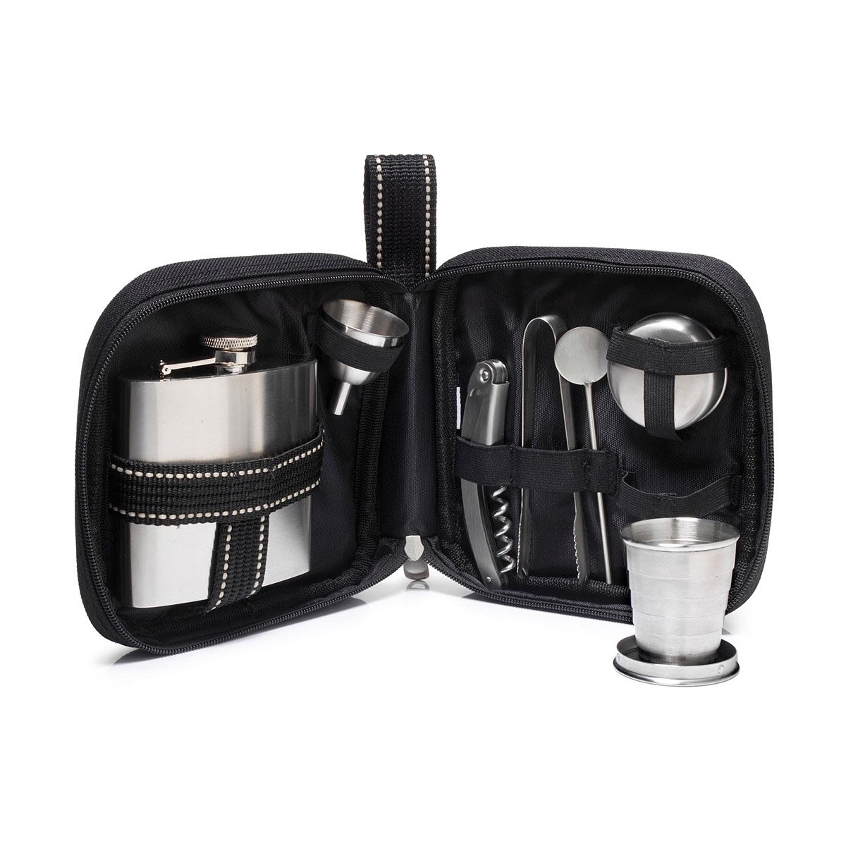 Mini Travel Bar Compact, Insulated, Convenient Travel Drinking Kit