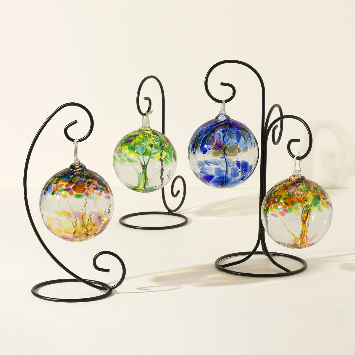 Four Seasons Glass Globes