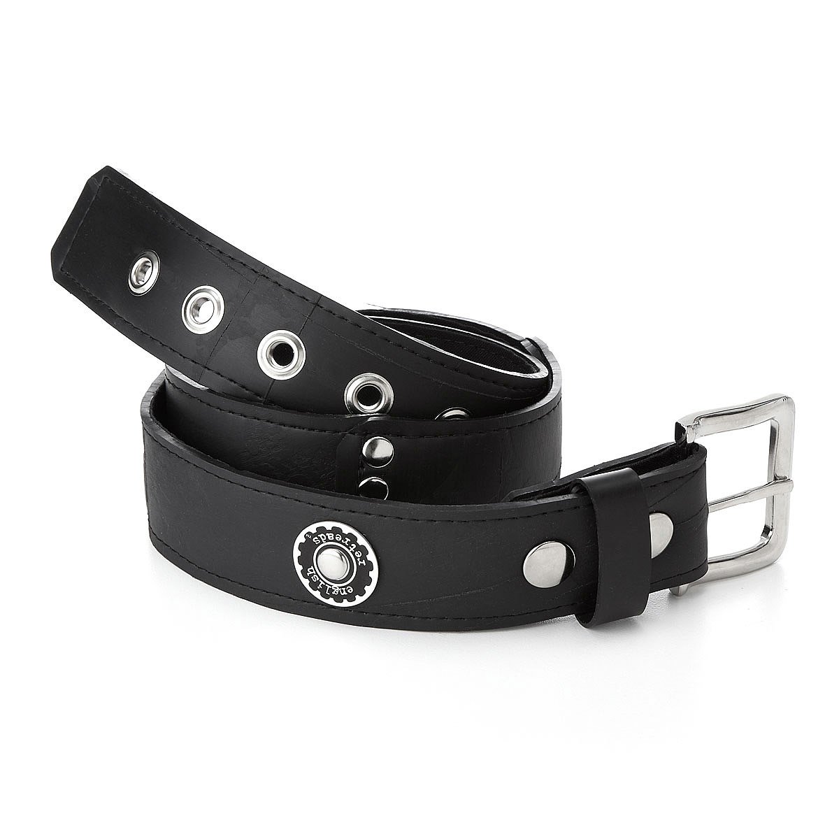 Recycled Rubber Belt Unique, Green, Trendy Heather English Designed