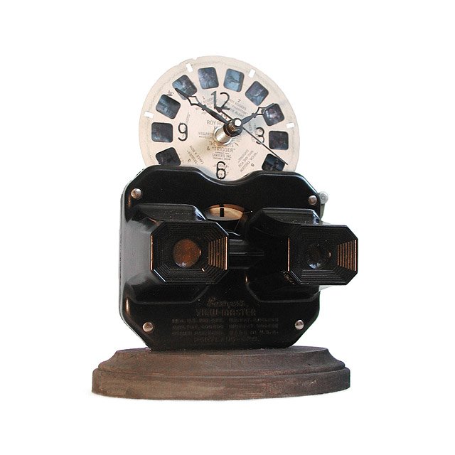 Vintage Viewfinder Clock Debra Dresler Vintage View Master Clocks