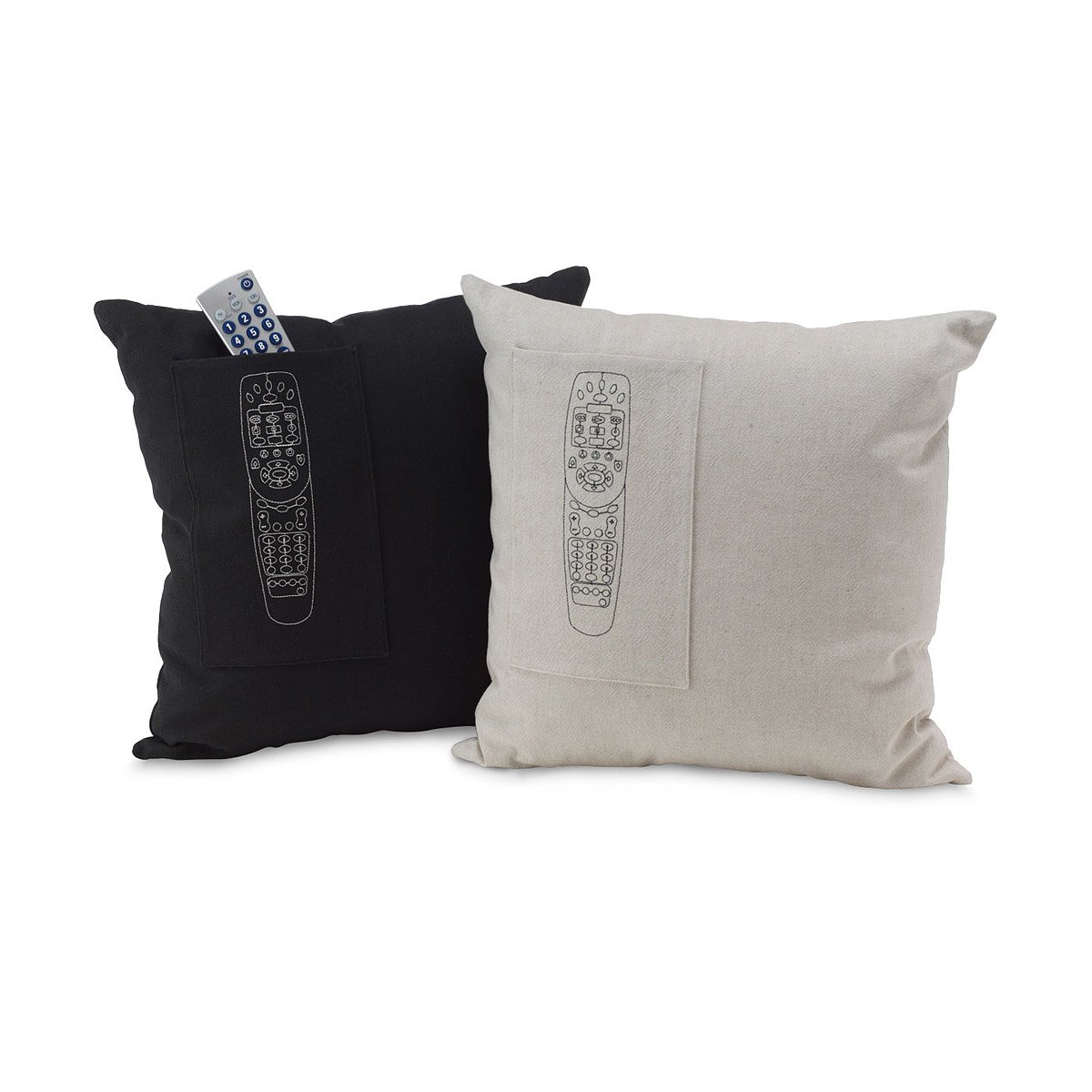Organic Cotton Remote Pocket Pillow Mary And Shelly Klein Organic