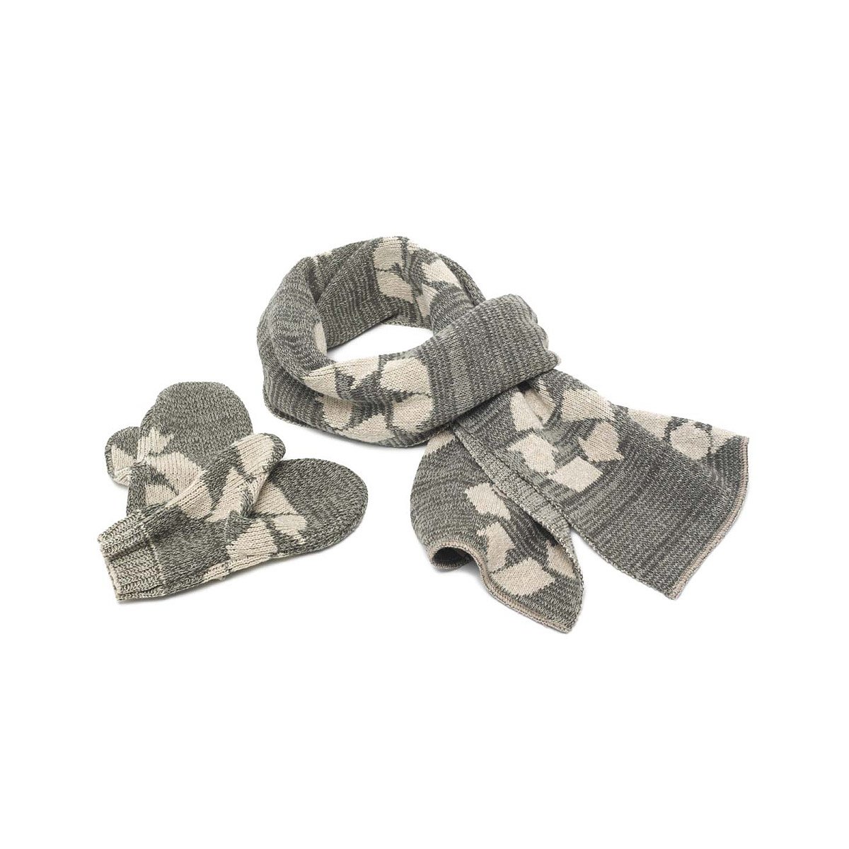 Green Recycled Icon Accessories Recycled Sweater Fabric Scarf And 
