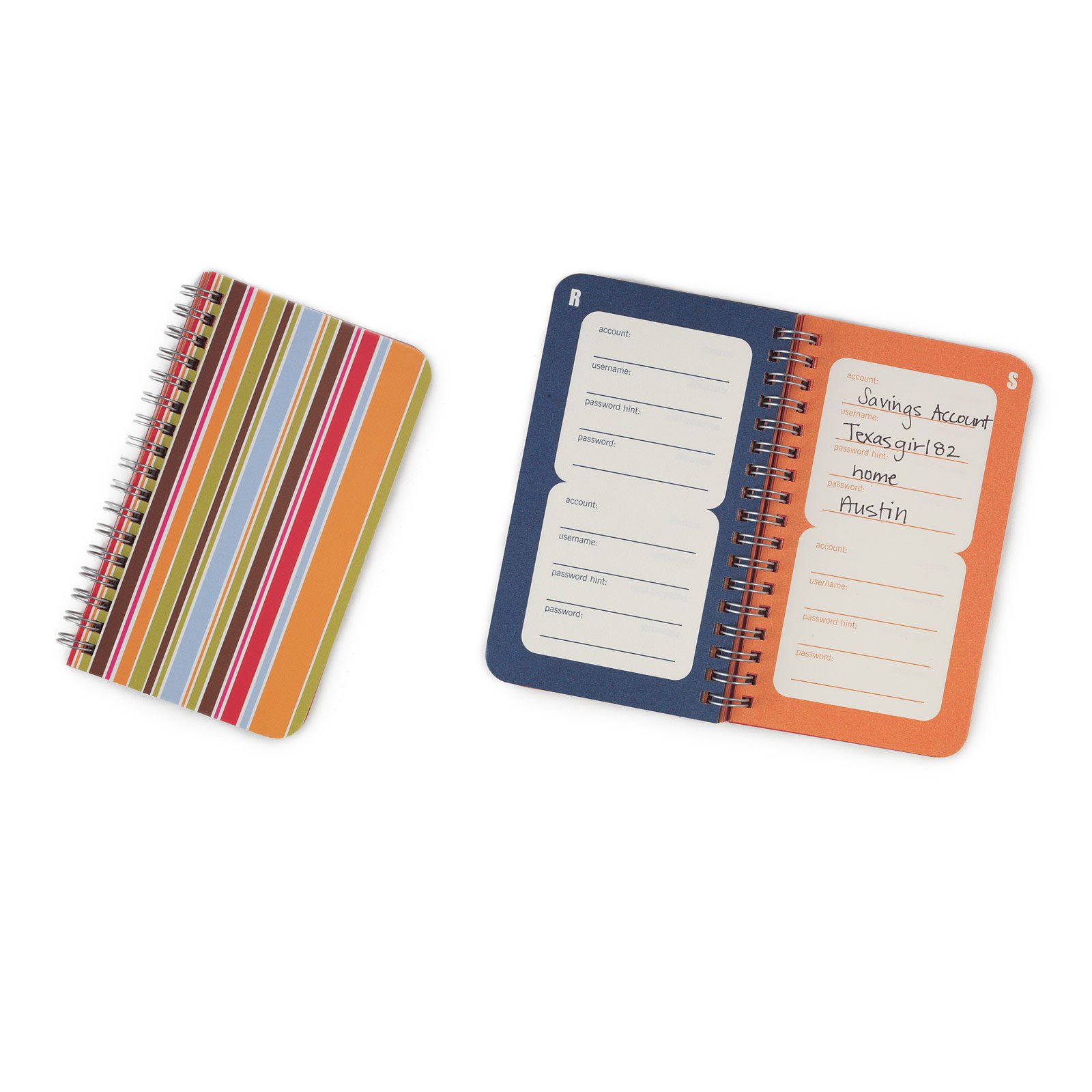 Open Sesame! Password Reminder Book Keeper, Journal, Organizer