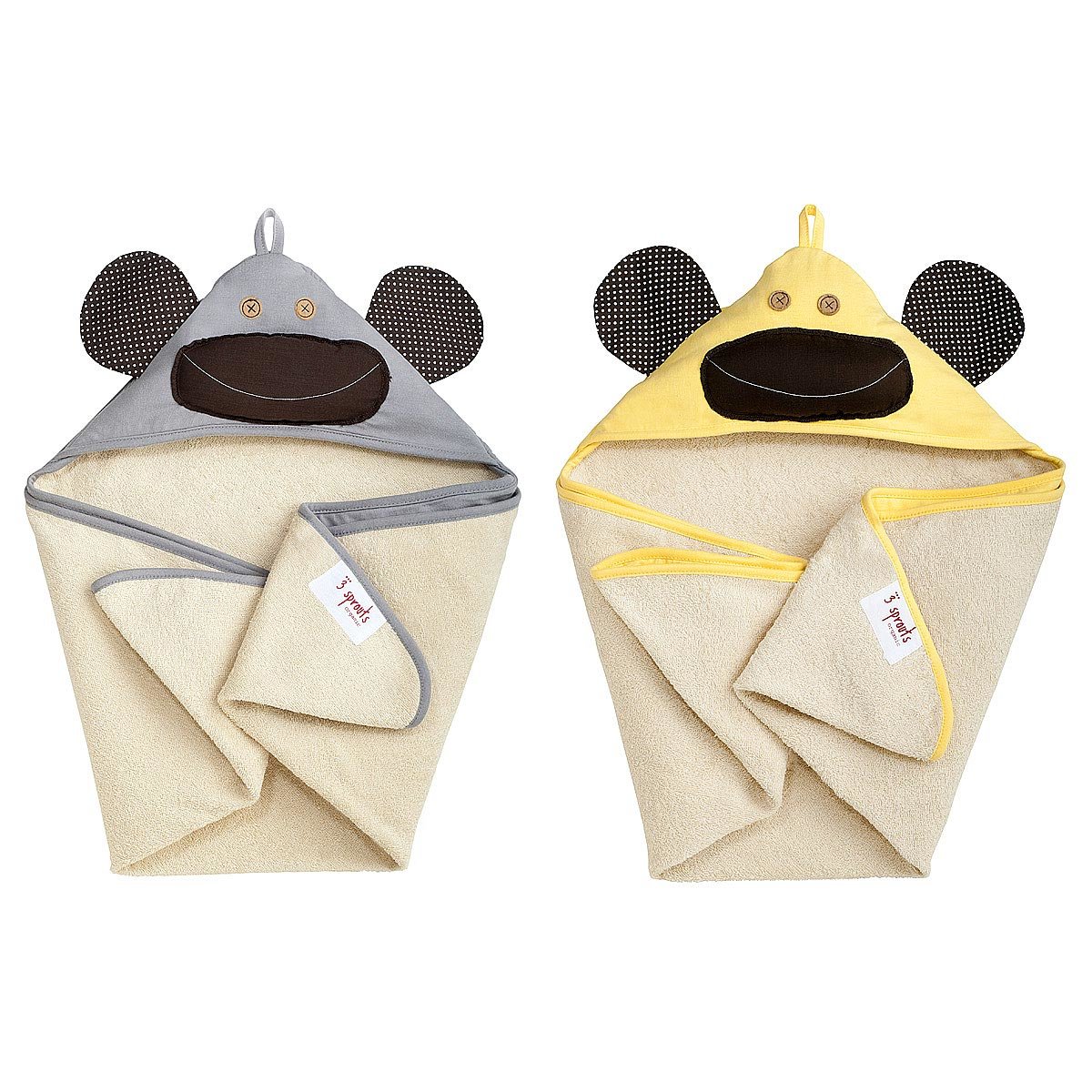 Monkey Towels Hooded Animal Towel, Baby, Toddler, Bath