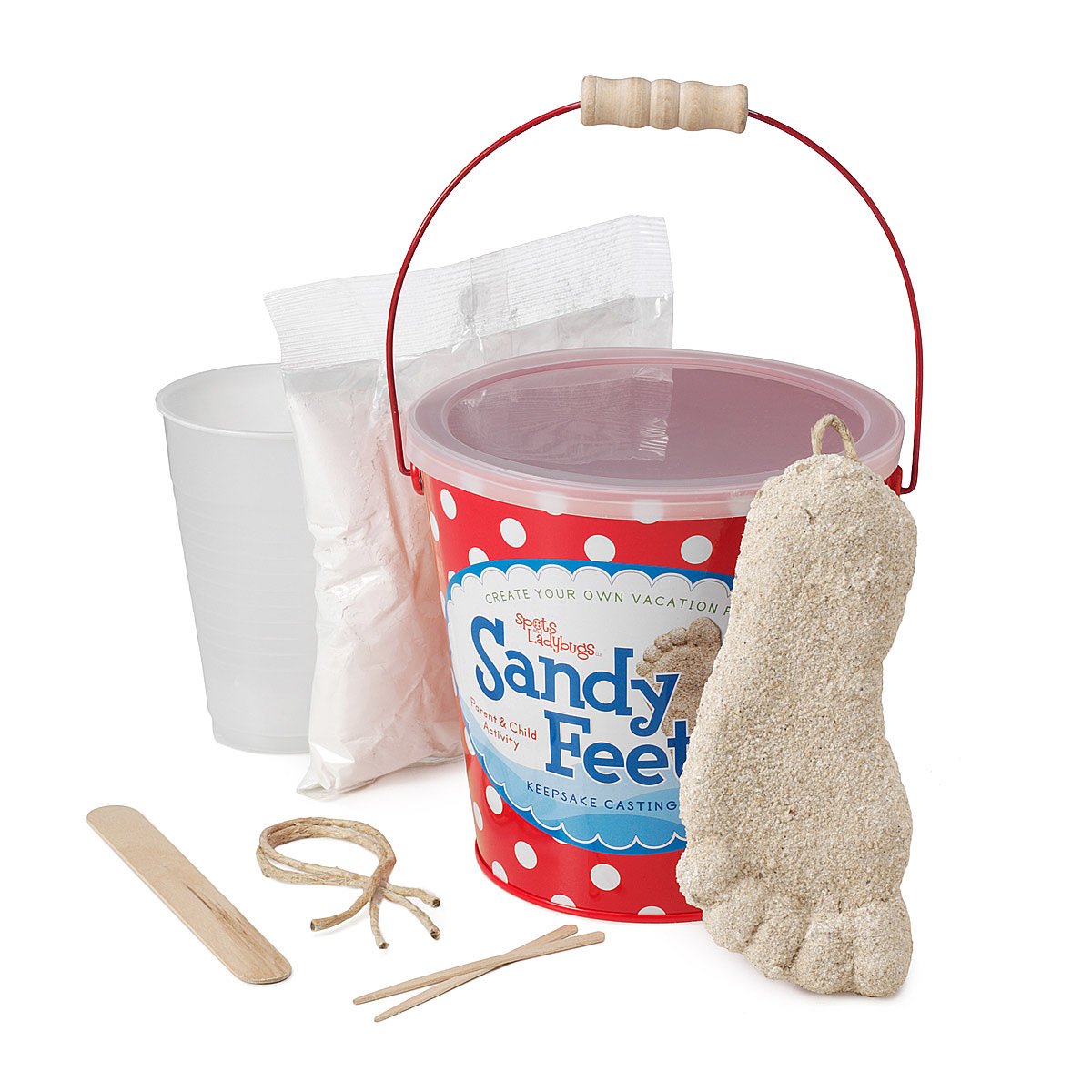 Sandy Feet Casting Kit Beach, Footprints