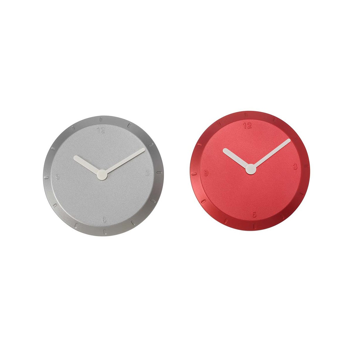 Clock Red, Gray, Clocks, Desktop, Desk, Office