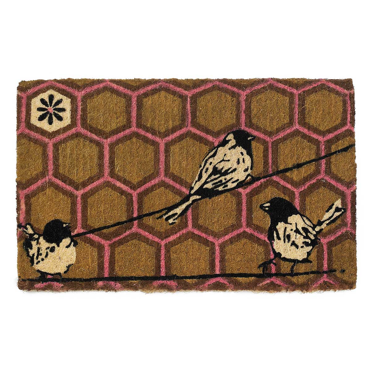 Mrs. Terwillinger Mat Birds, Wire, Doormat