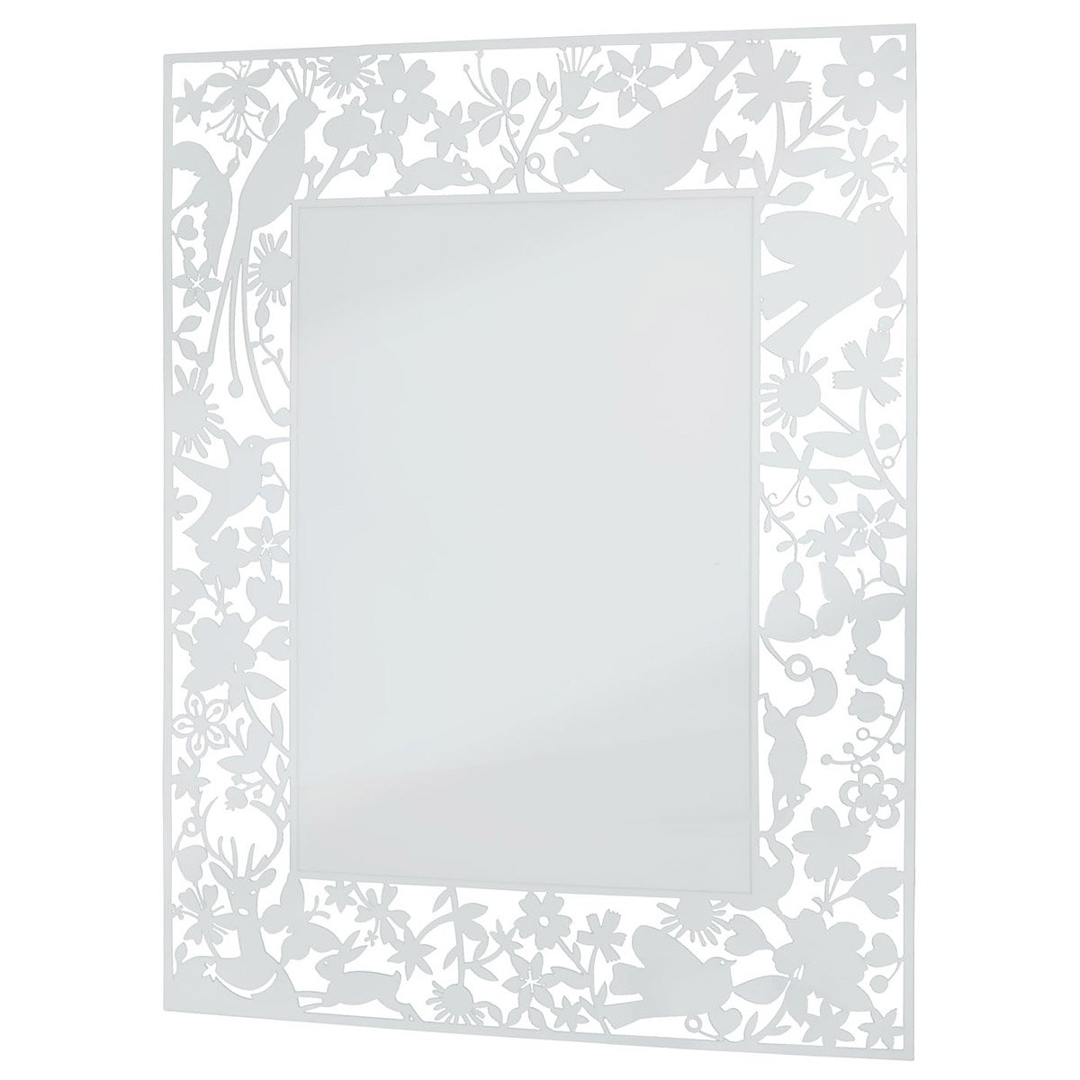 Garden Mirror Wall Decal Flowers, Stickers, Adhesive