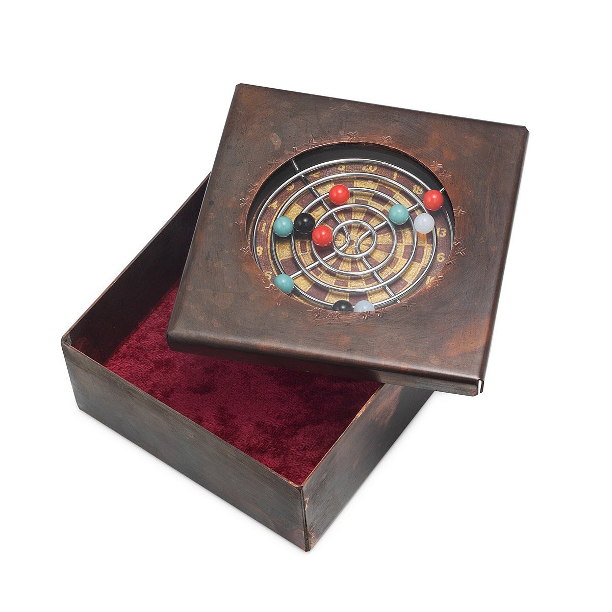 Dartboard Reliquary Box Dart, Board, Darts, Copper, Boxes, Balls
