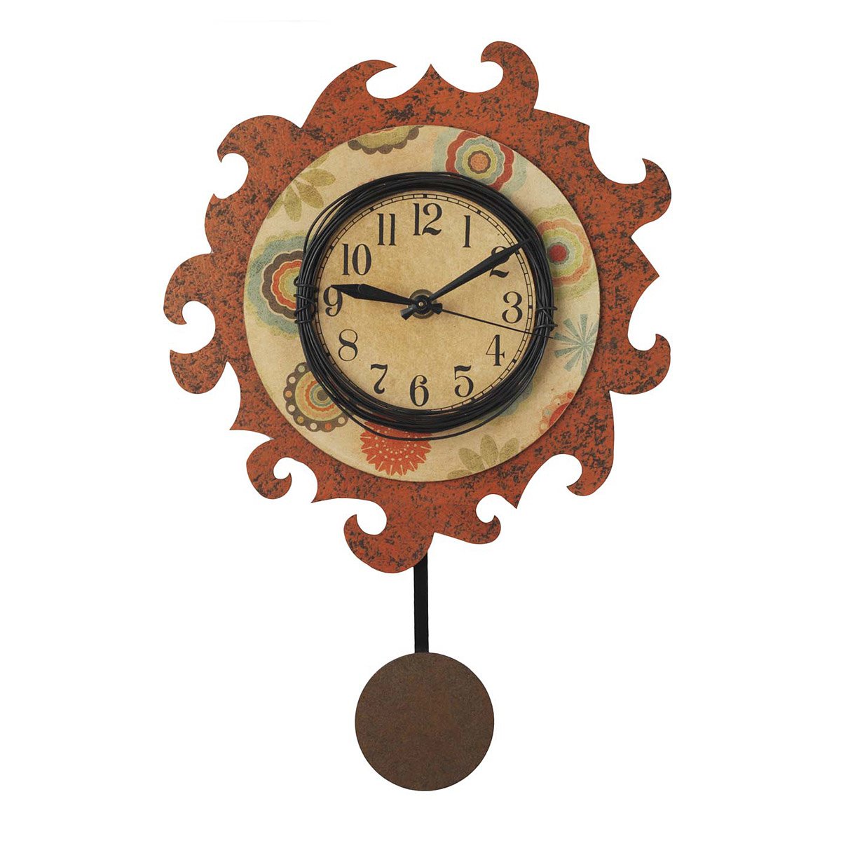 Sun Clock Decorative, Celestial
