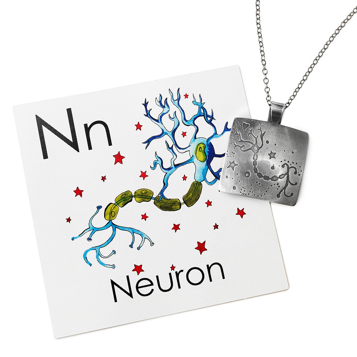 Neuron Necklace Tiffany Ard, Science, Jewelry Neurons, Nerd