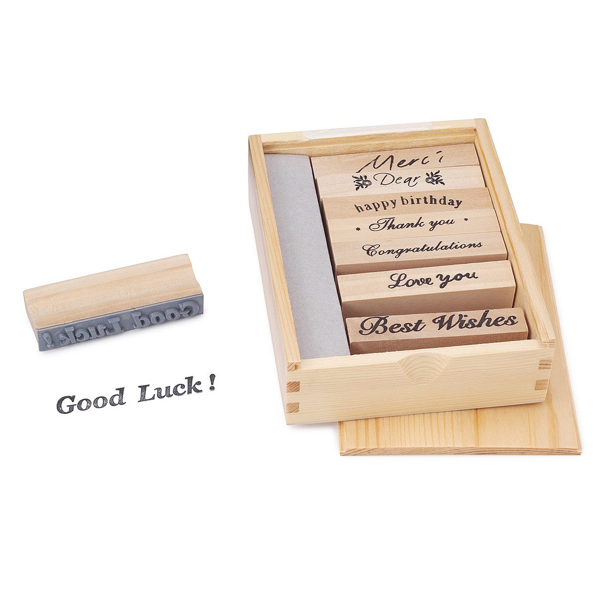 Message Stamp Kit DIY, Arts and Crafts, Greeting Cards, Messages