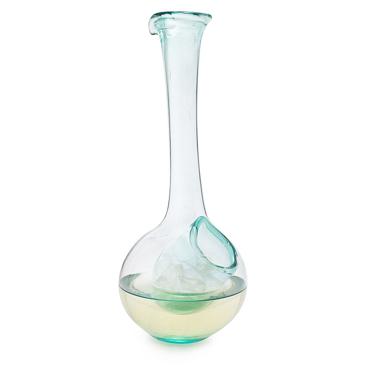 Recycled Glass White Wine Decanter Recycled Glass, Vessel, Pitcher, Container, Aerator