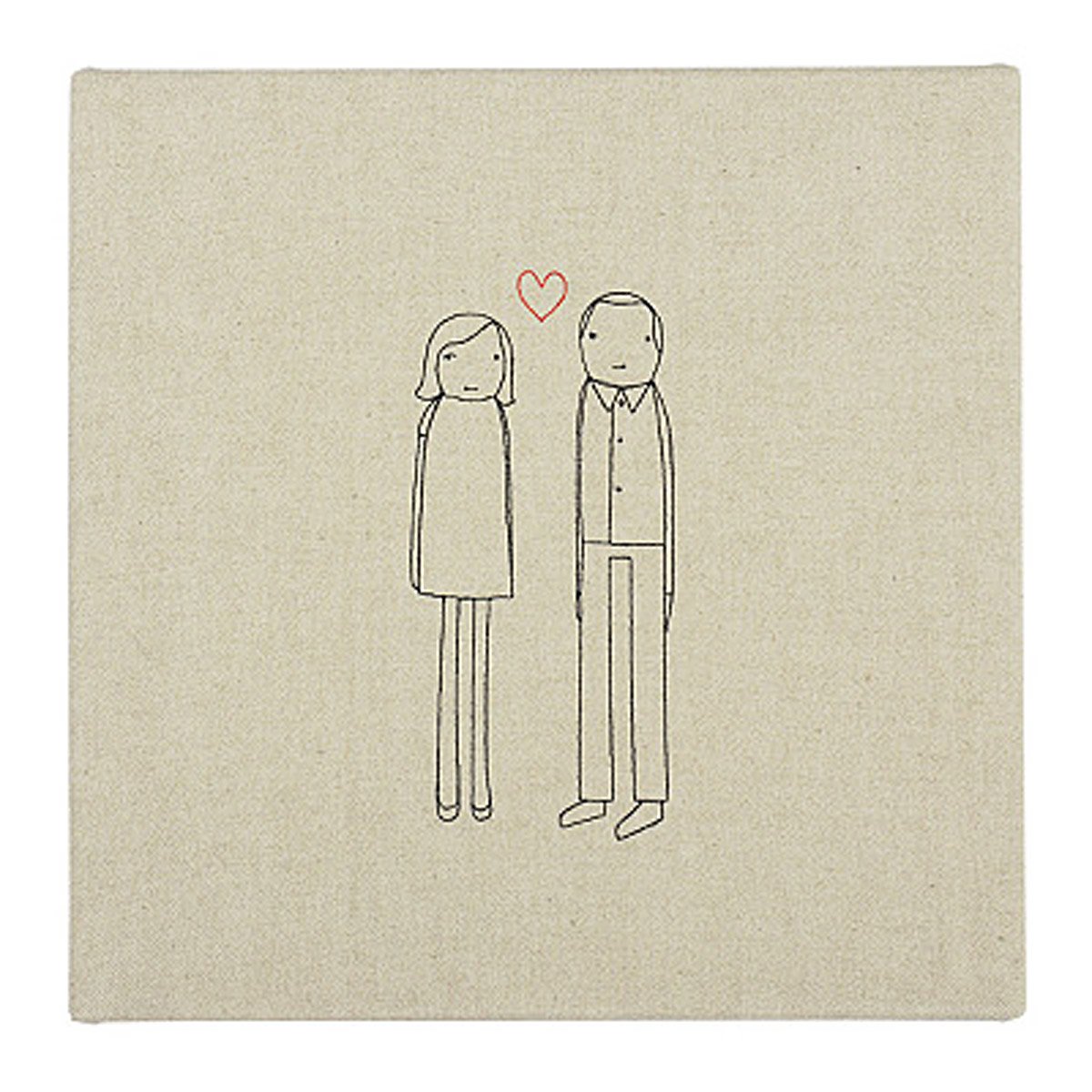 Personalized Couple Art Canvas Wedding Art