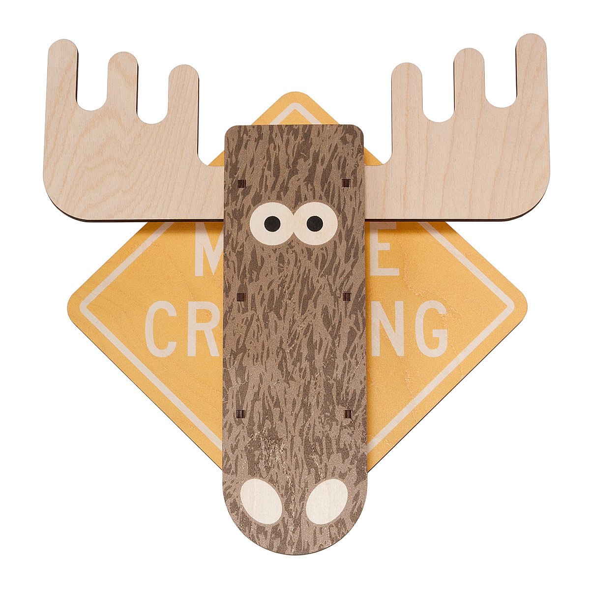 Moose Crossing Animal Sign, Wall Art, Traffic Sign, Highway Sign