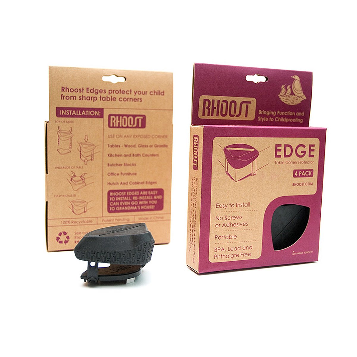 Edge Corner Protectors Set of 4 Rhoost, Table Edge Guards, Baby