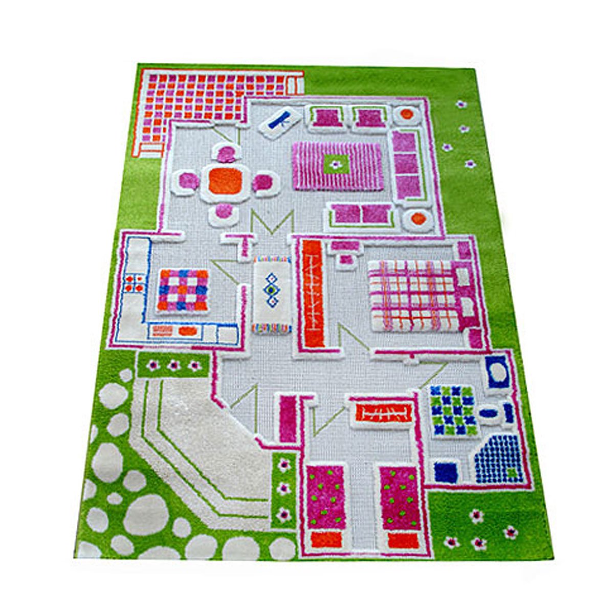 Playhouse 3D Carpets Play Rug, Toy, Creative, Imaginative