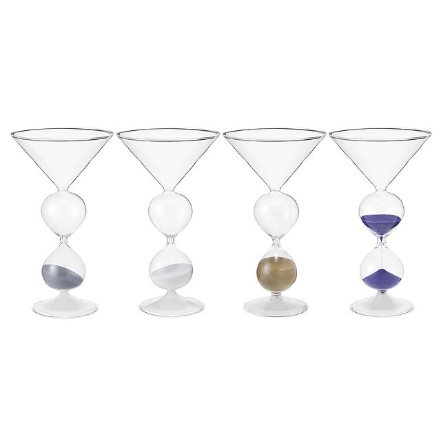 Martini Hourglasses - Set of 4