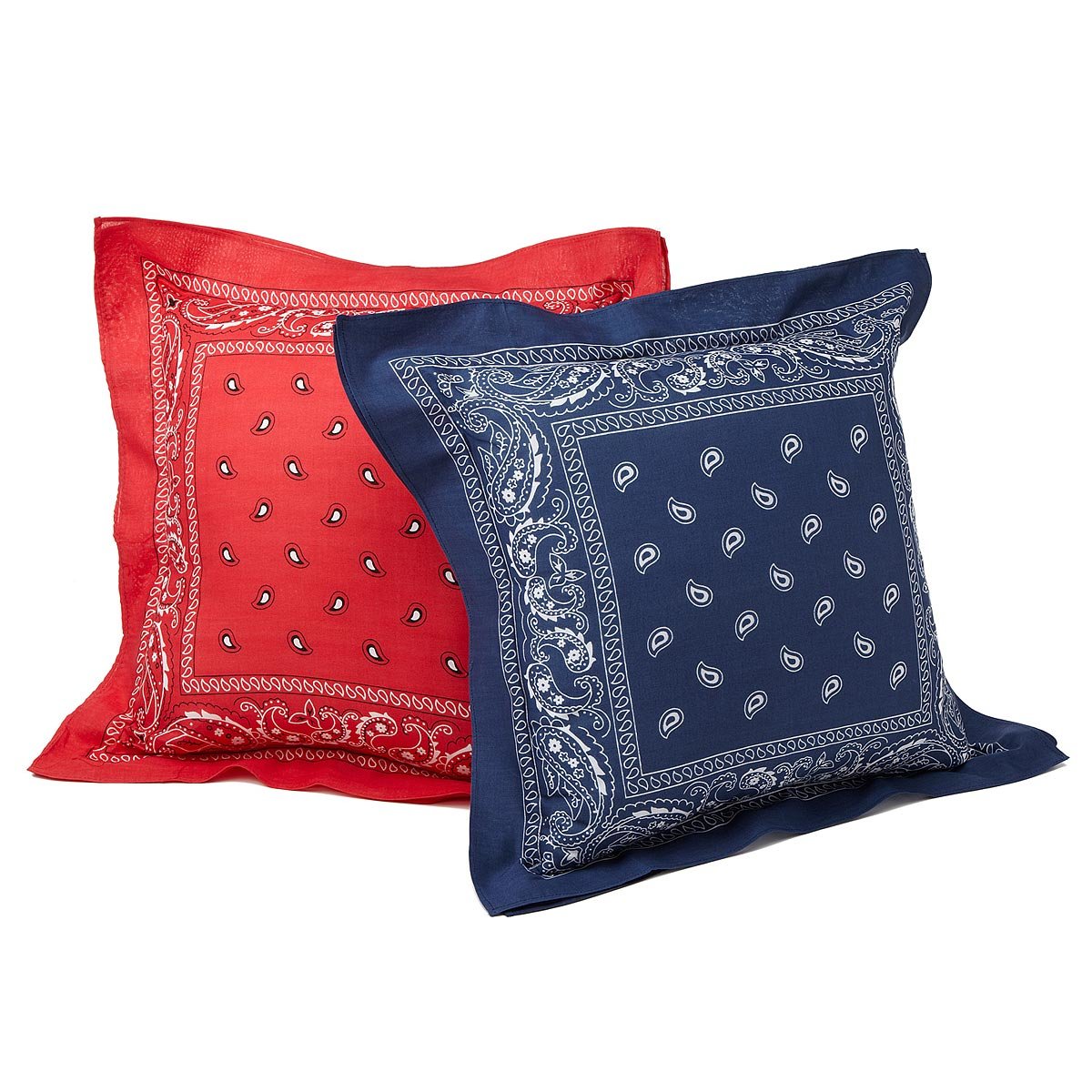 Bandana Pillows Paisley, Throw, AllAmerican, Cowboy