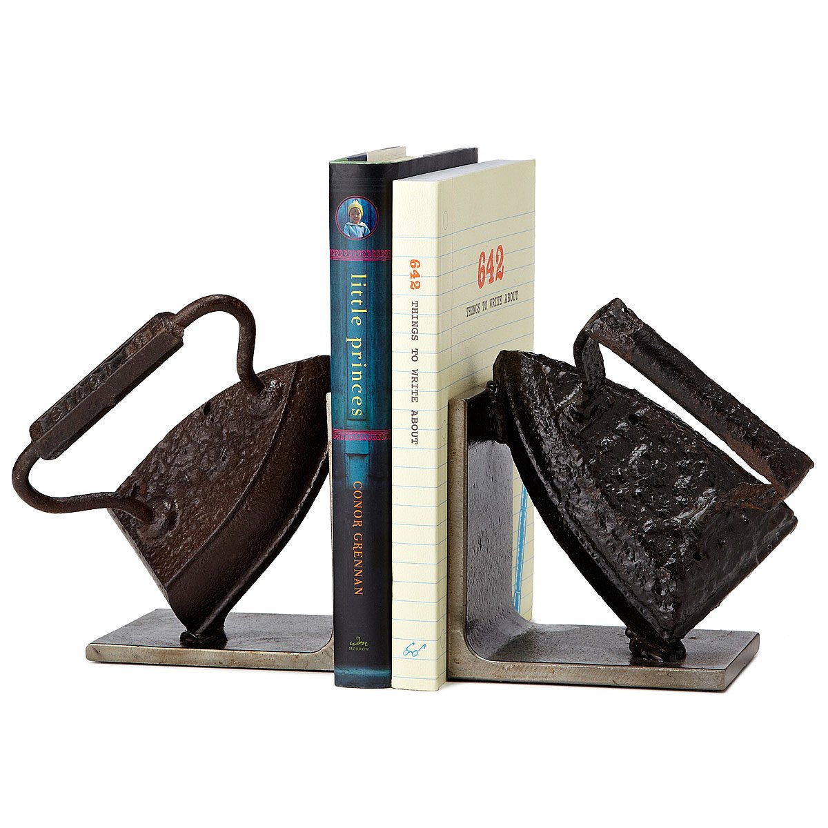 Vintage Iron Bookends metal iron, old, antique