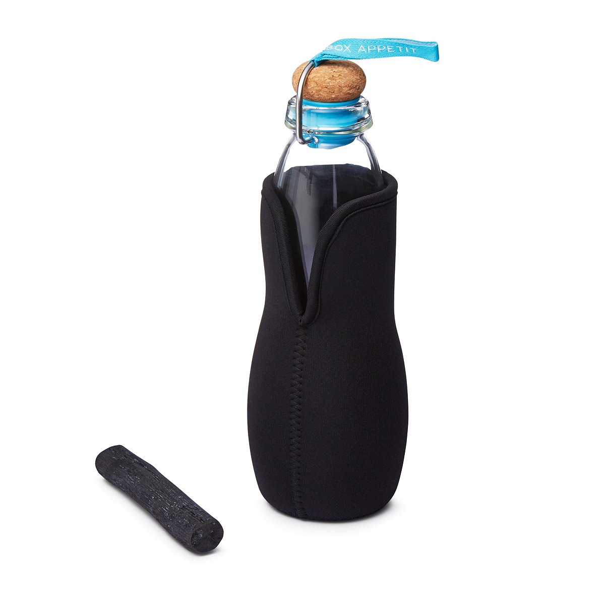 Eau Good Glass Water Bottle with Charcoal Filter water purification