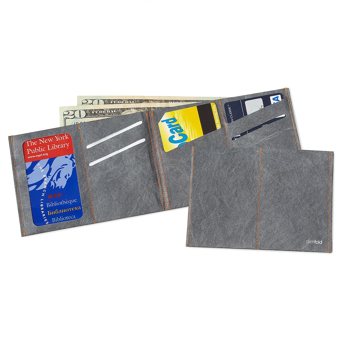 Slimfold Wallet paper wallet, tyvek, recycled
