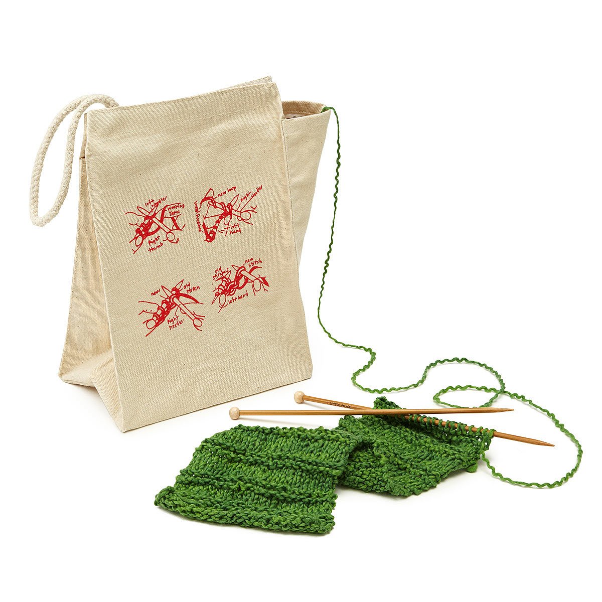 Knitting Bag crochet bag, yarn holder, yarn ball holder