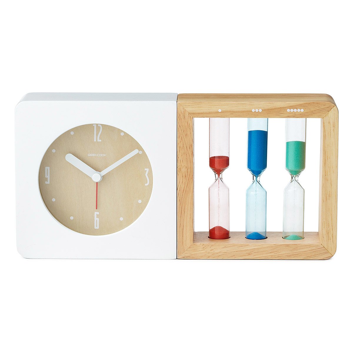 Three Color Hourglass Alarm Clock sand timer, sand hour glass, hour