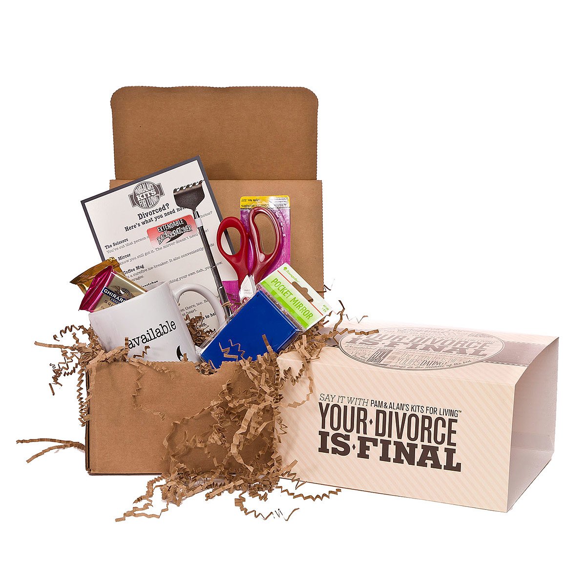 Your Divorce is Final Kit Divorce Party Gift Basket