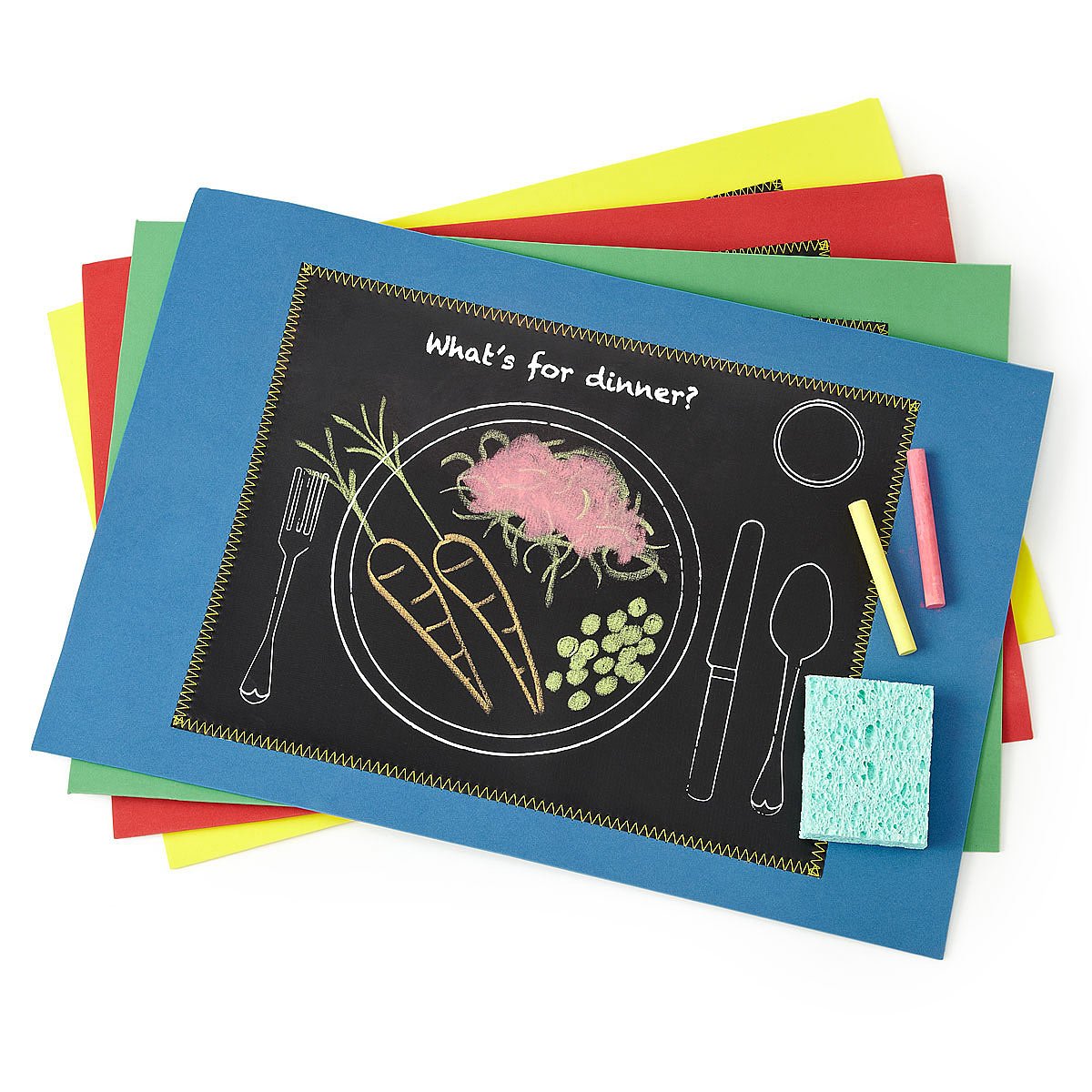 Mealtime Chalkboard Placemats table place mats