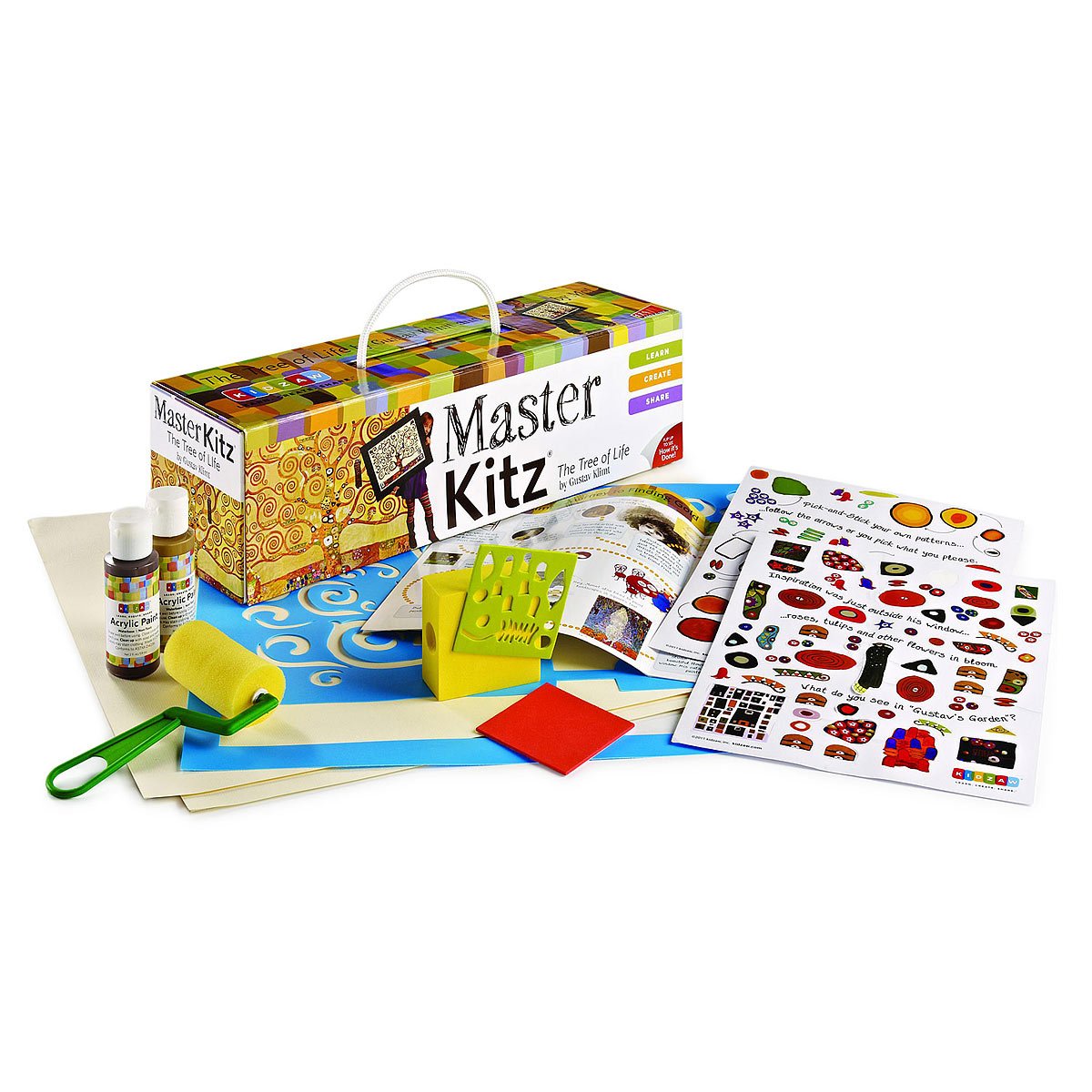 Tree Of Life Master Art Kit for Kids Klimt Art Project For Kids