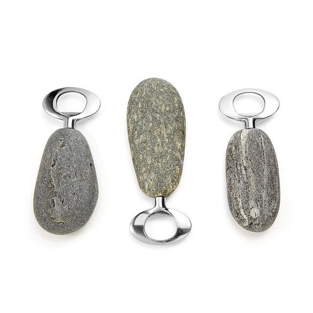 Rock Bottle Opener beer opener, river stone