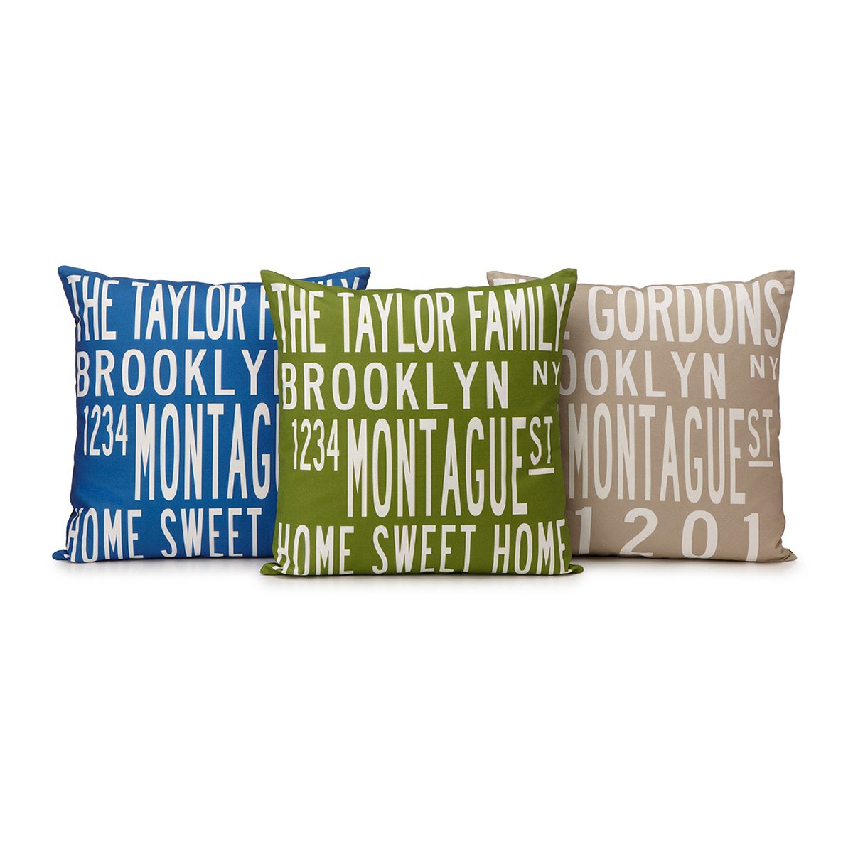 Custom Family Pillow Personalized Throw Cushion Decor