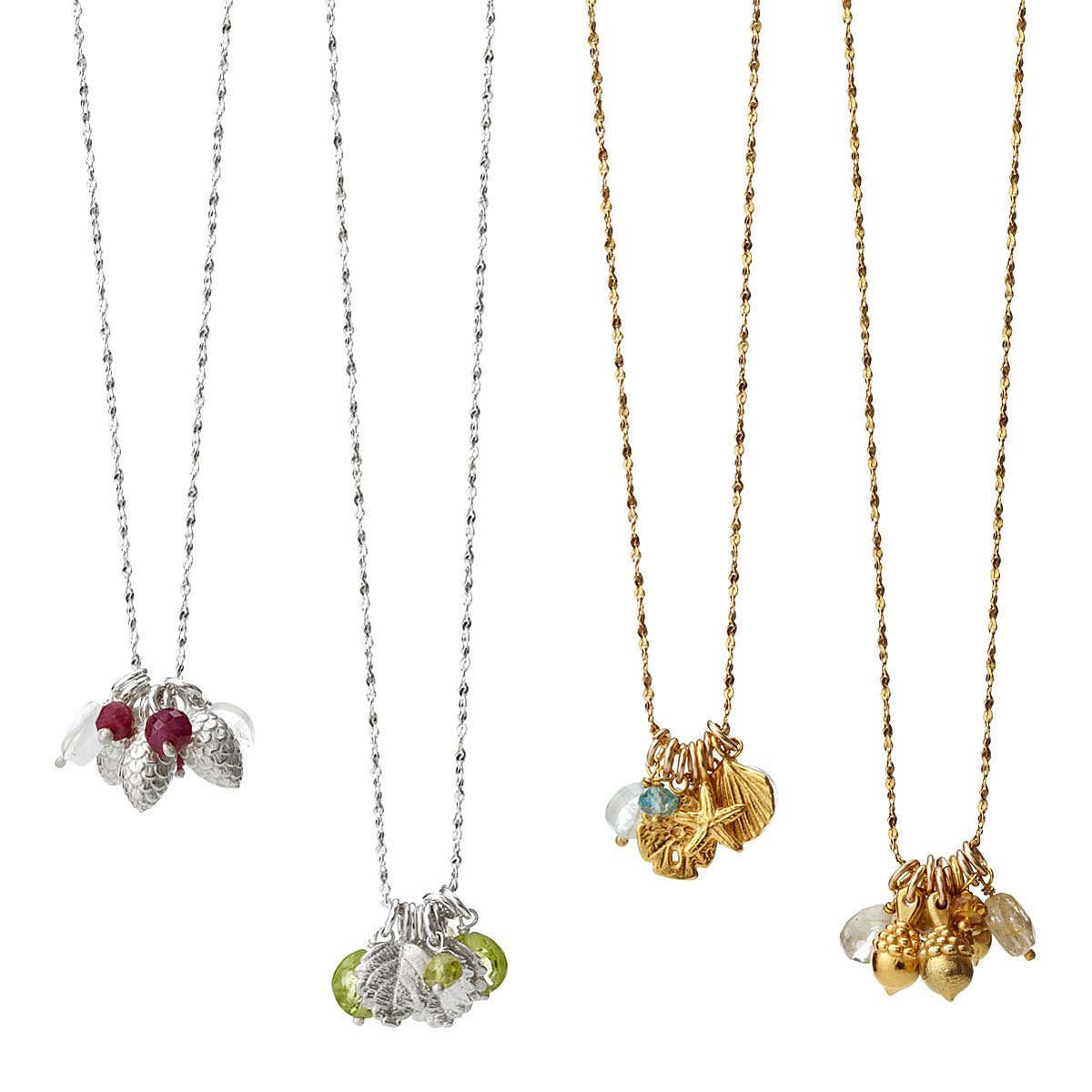 Four Seasons Necklace spring jewelry, summer, fall