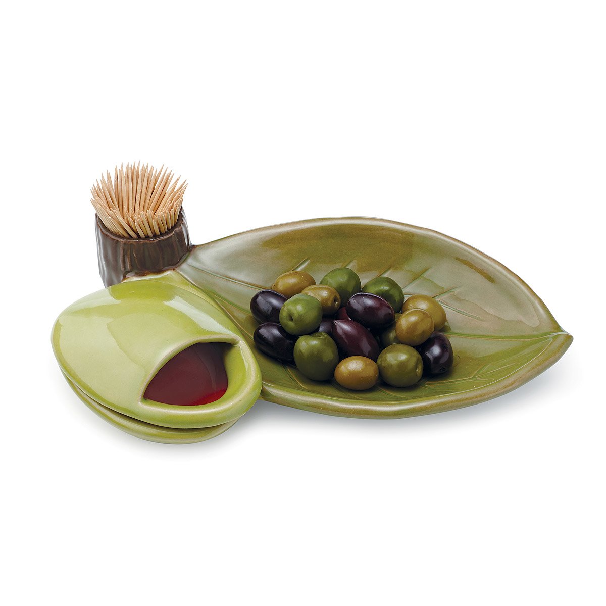 Olive Server olive server, pit holder