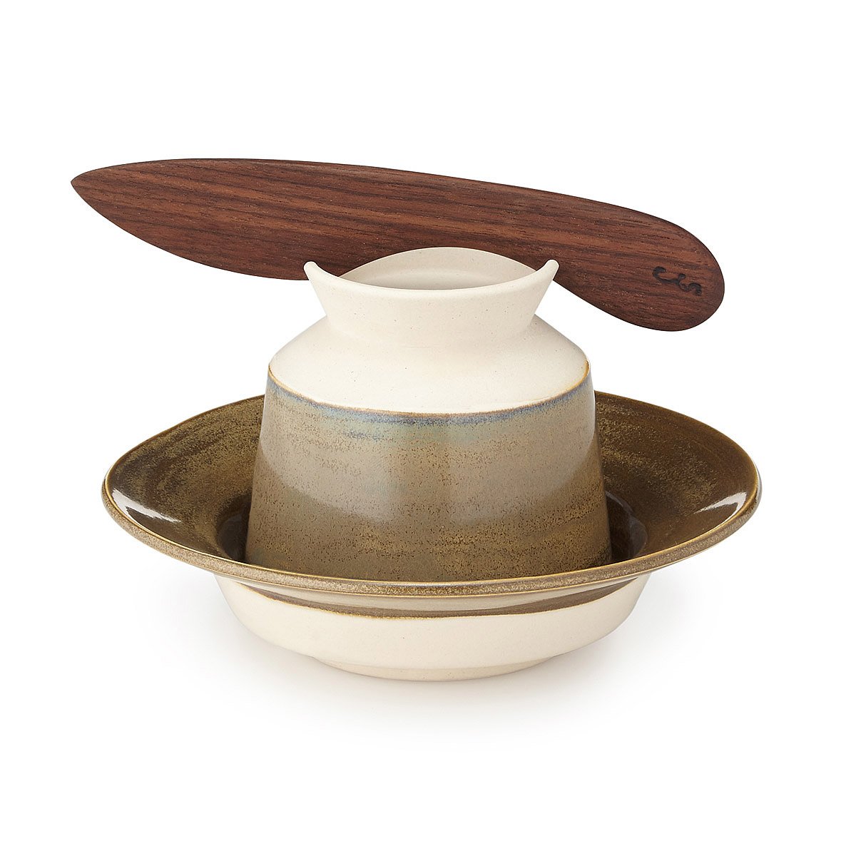 Butter Crock and Spreader butter dish