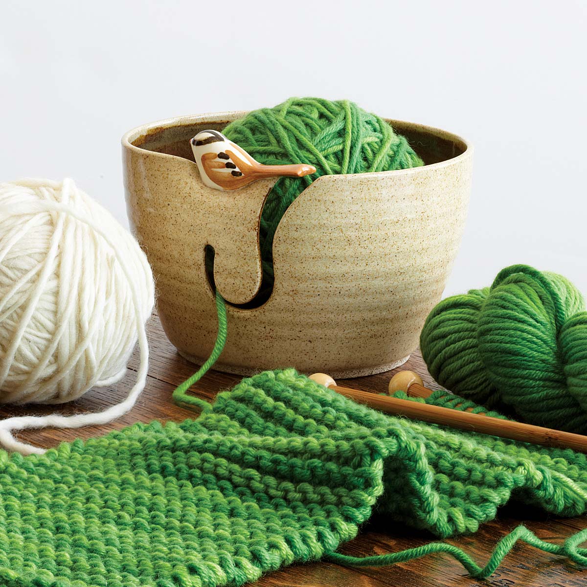 Birdie Yarn Bowl Handmade Yarn Bowl
