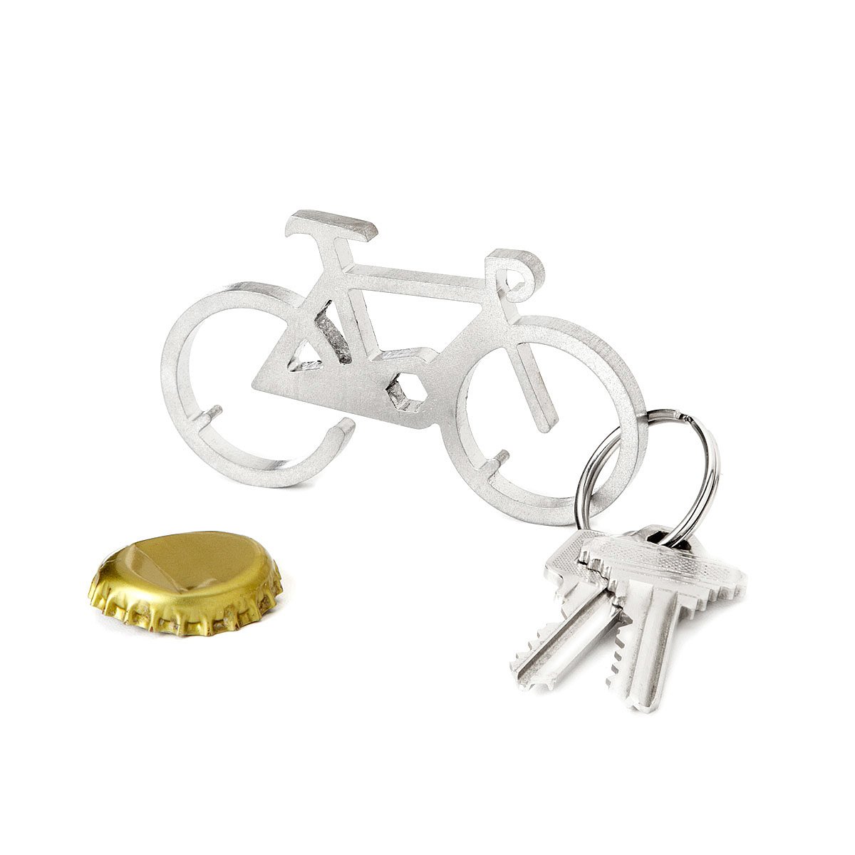 Bike Multitool Keychain Key Ring Pocket Tool