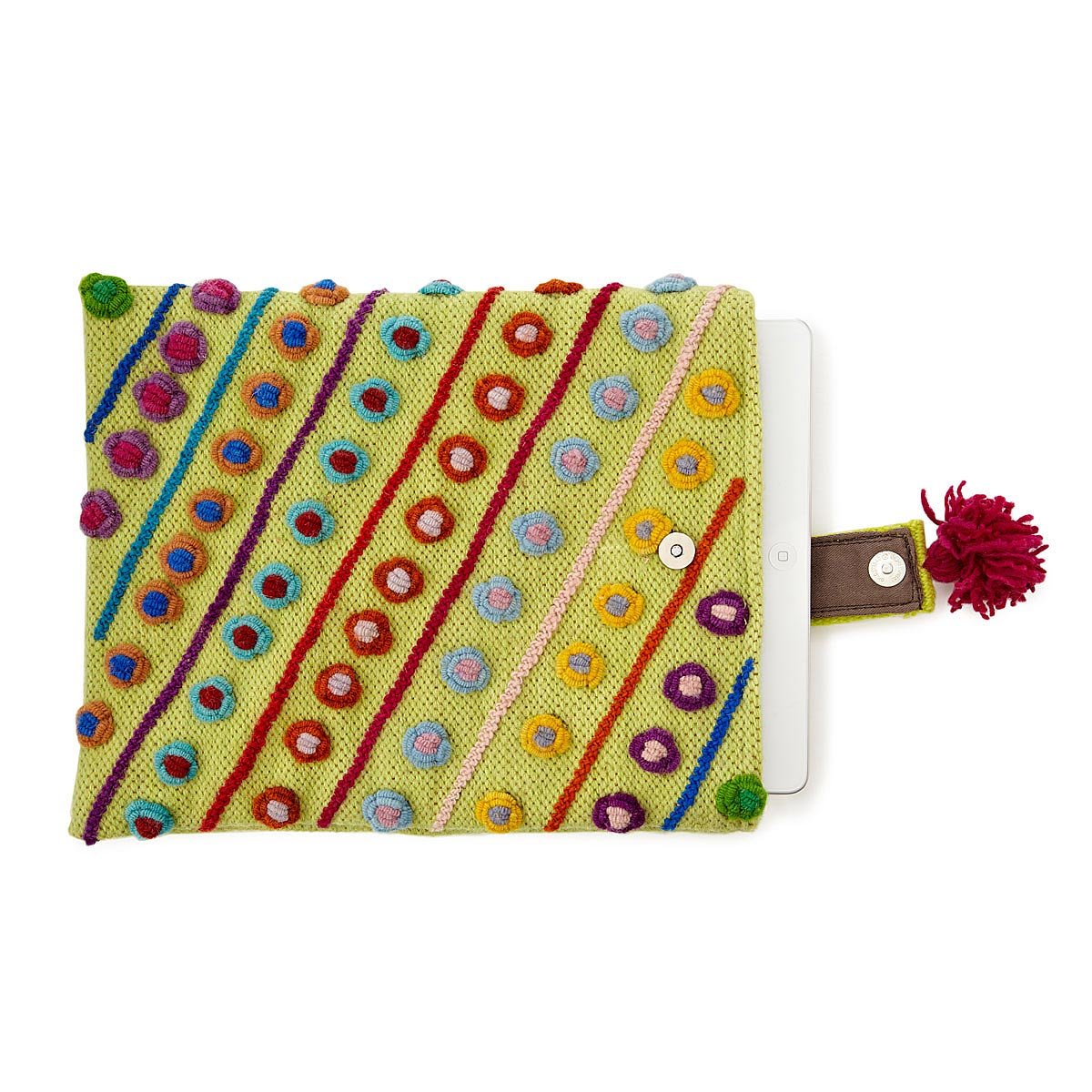 Embroidered iPad Case Tablet Covers