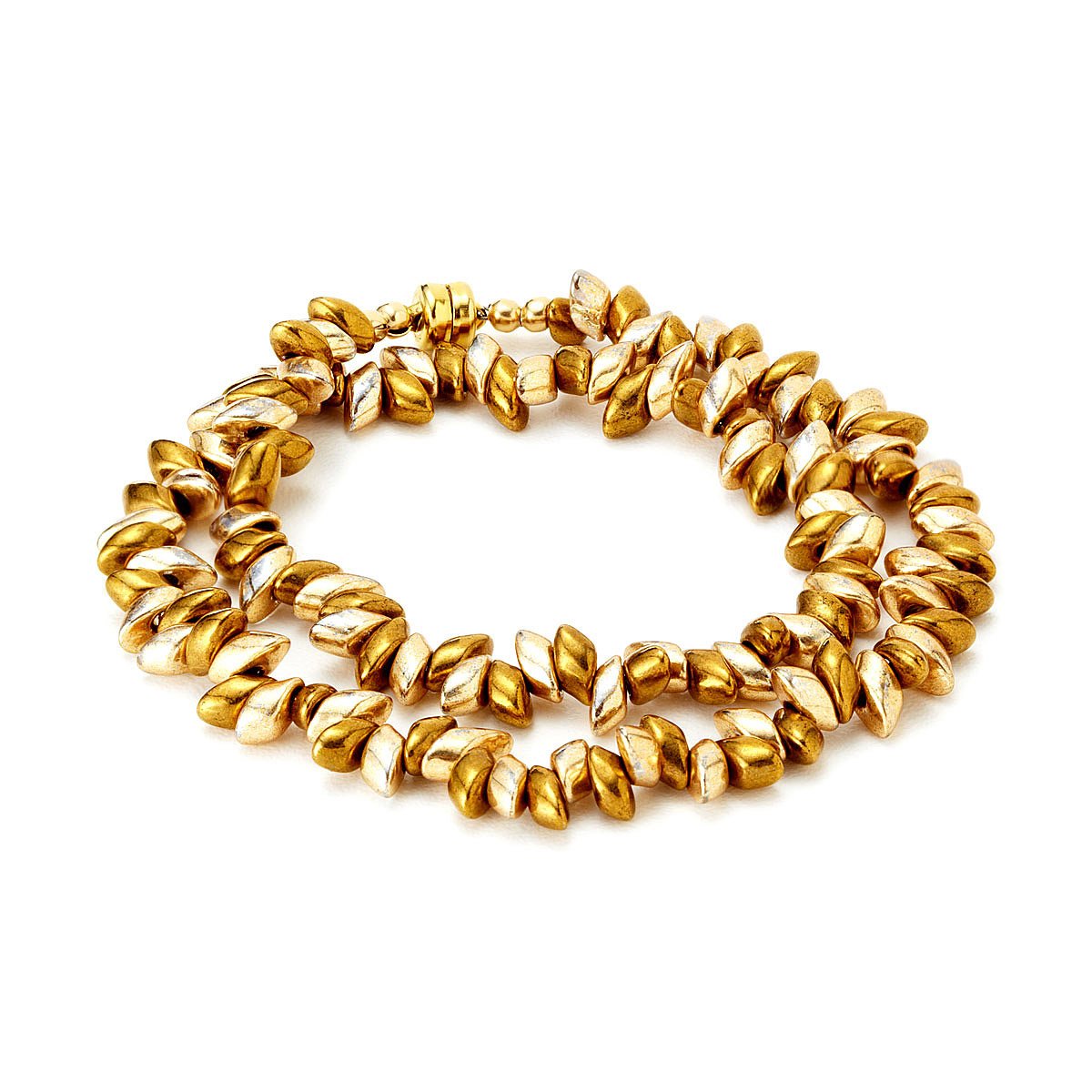 Round Bead Double Bracelet
