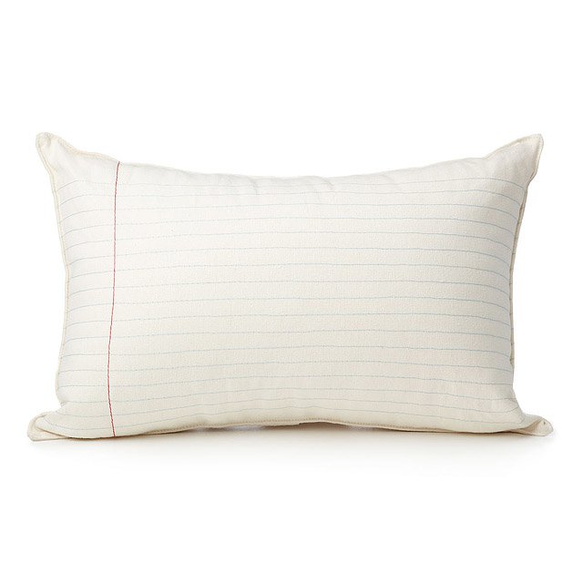 Blank Page Pillow Lined Pillowcases, Embroidered Pillowcases, Notebook Pillowcases, Cute
