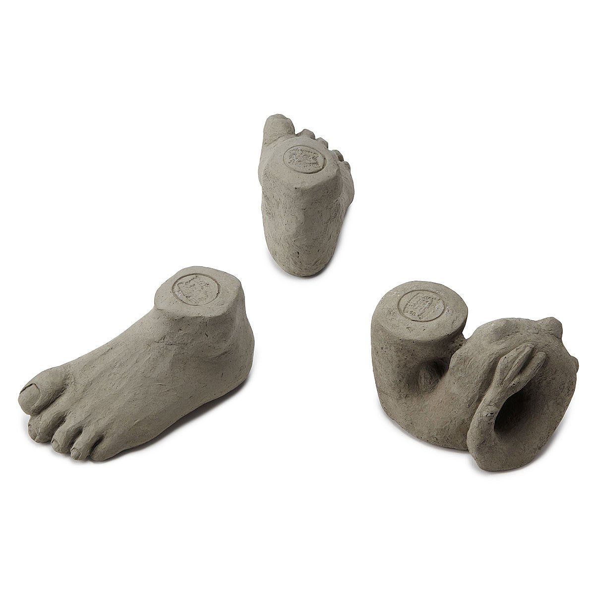 Feet and Tail Pot Feet Set of 3 Planter Feet, Garden Décor