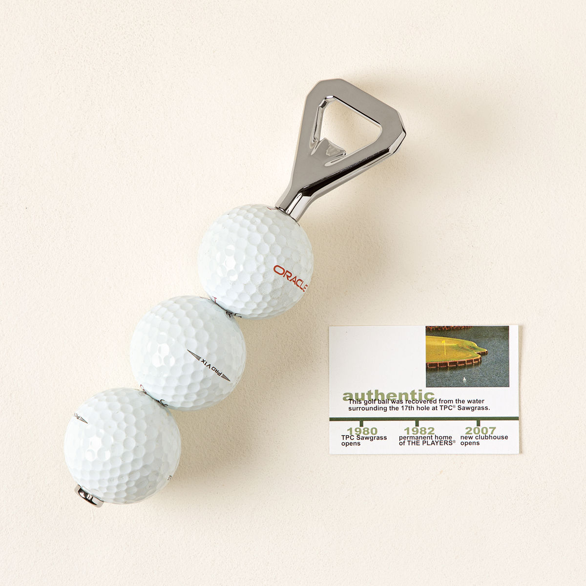 TPC Sawgrass Golf Ball Bottle Opener PGA TOUR, golfer, beer