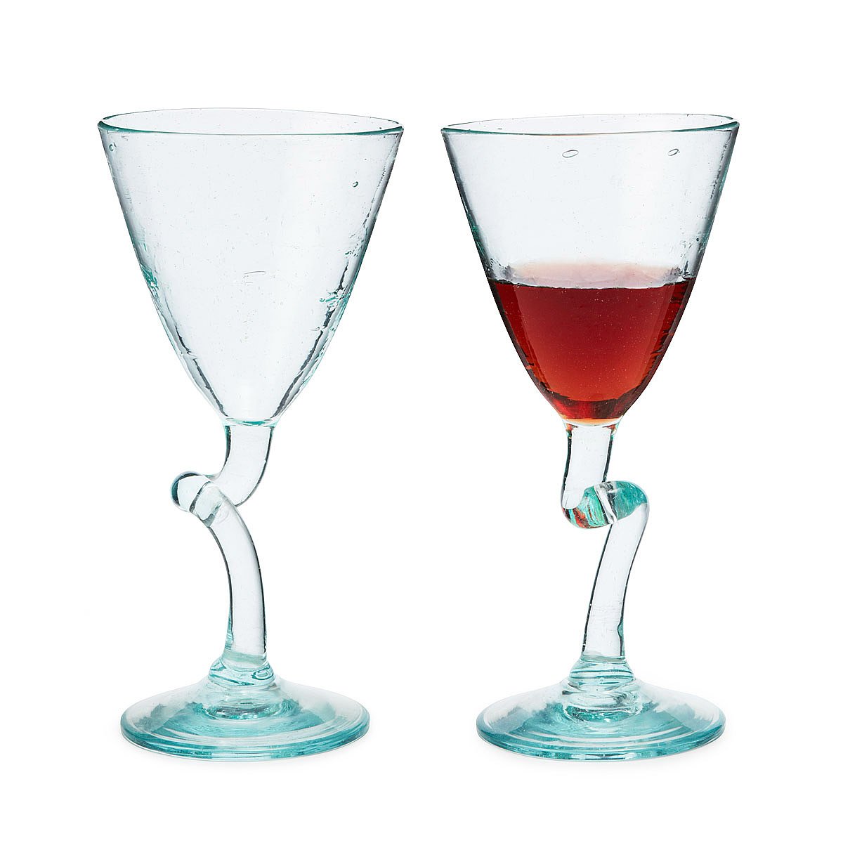 Twisted Stem Wine Glasses at Brian Archie blog