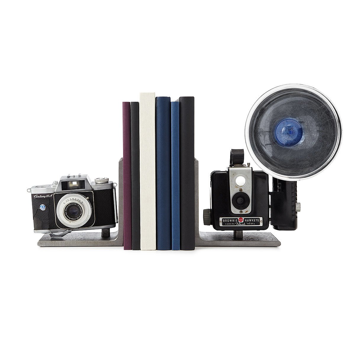 Vintage Camera Bookends antique bookends, vintage room decor