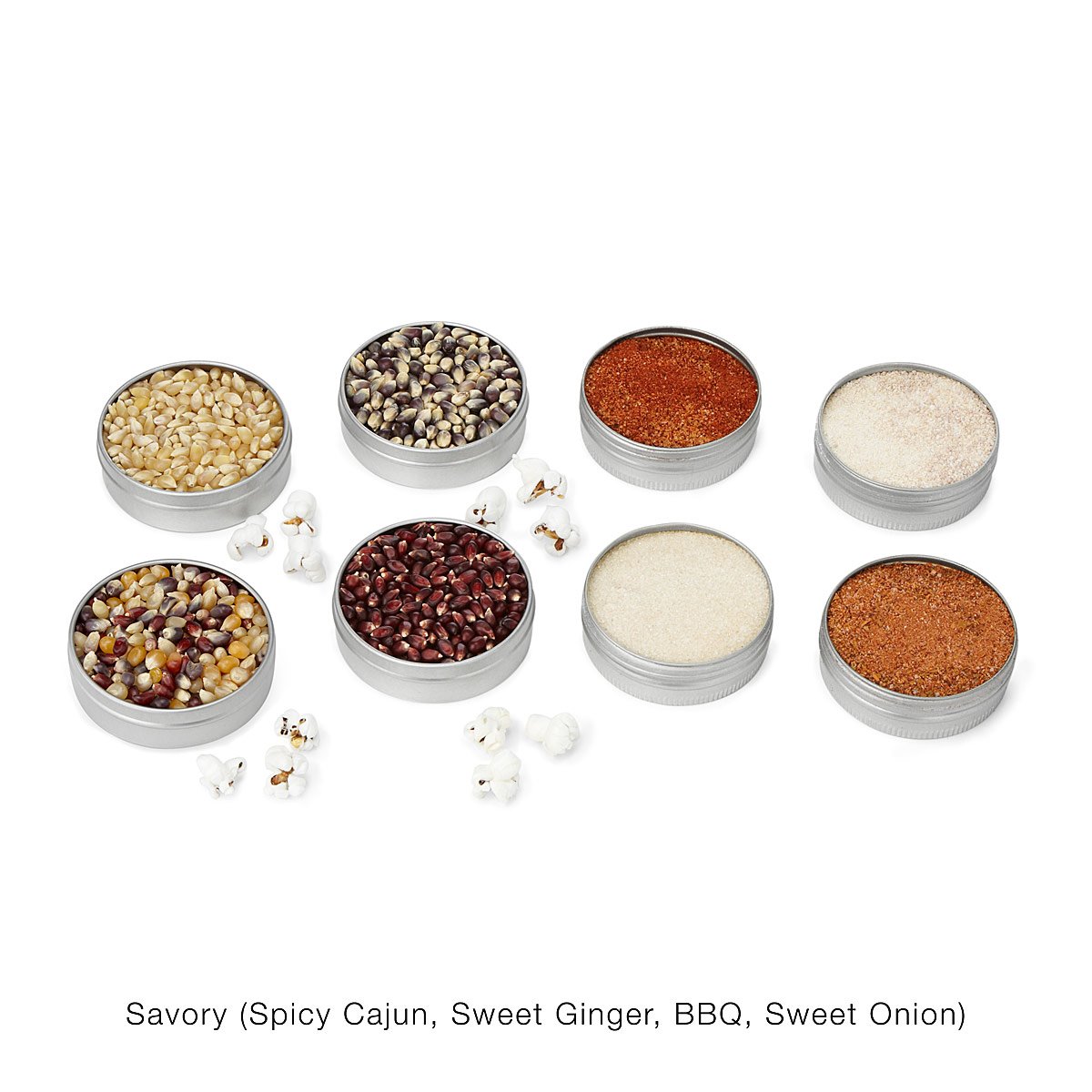 Popcorn Kernel and Seasoning Sets snacks, gourmet