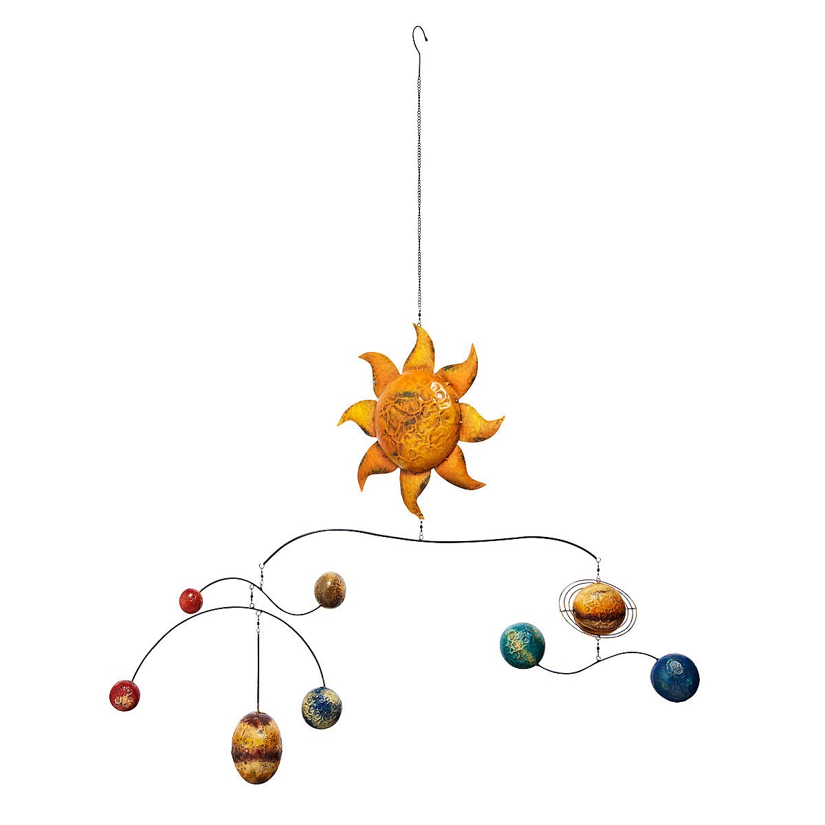 Solar System Mobile garden mobile, handmade