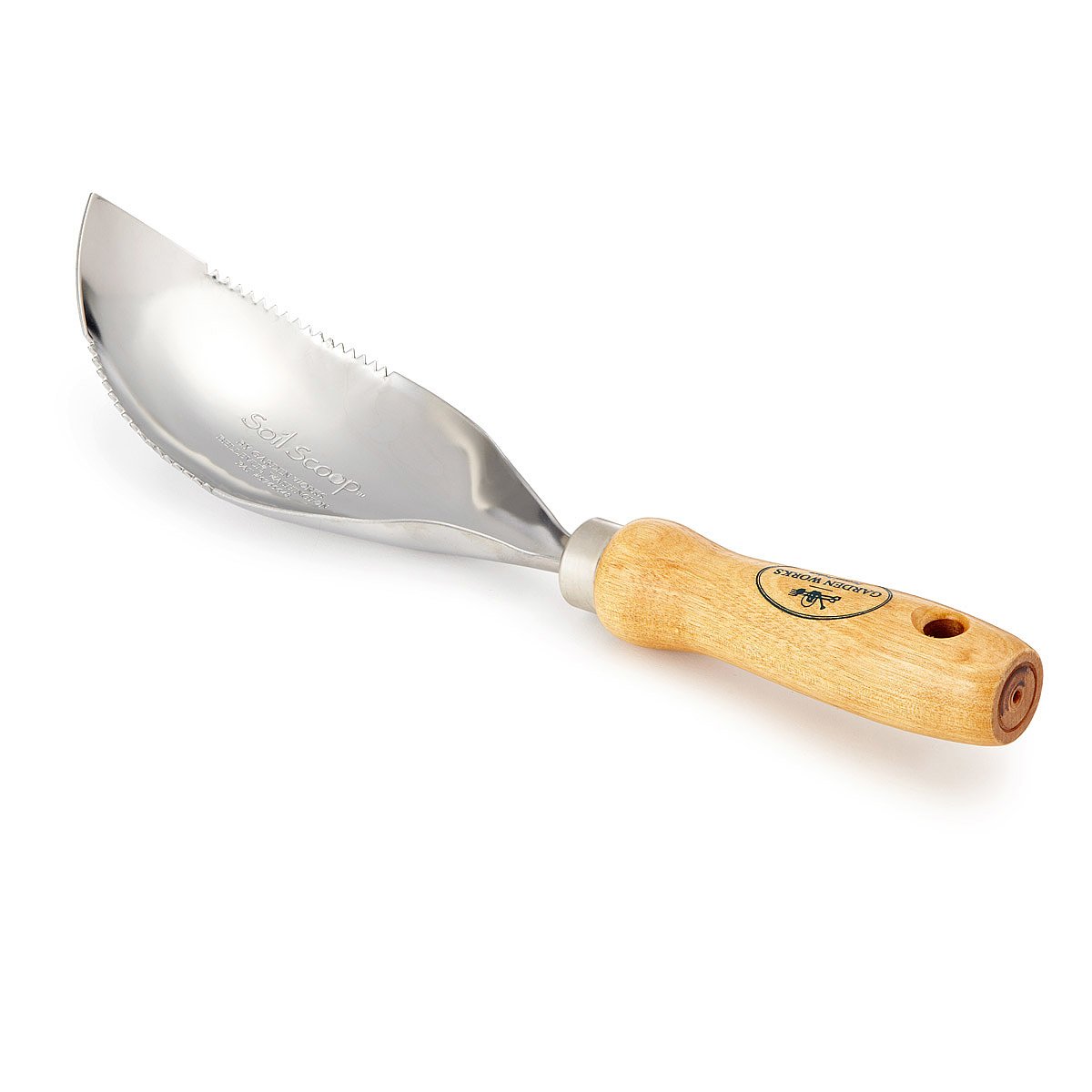 Birch Handle Classic Soil Scoop | trowel | UncommonGoods